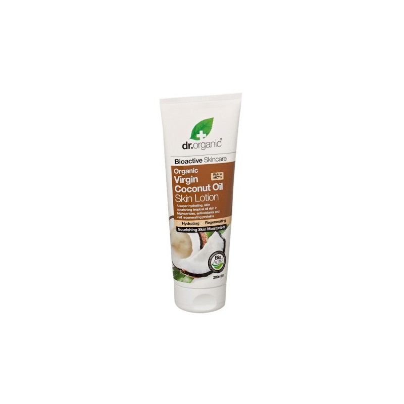 Dr Organic · Loción Corporal de Aceite de Coco Virgen · 200ml
