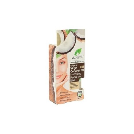 Dr. Organic · Elixir Radiante de Aceite Coco Virgen Orgánico · 30 ml