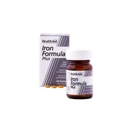 Iron formula Plus · 100 tabletas · Health Aid