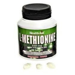 L-Methionine - 550 mg - 60 cap - Health Aid