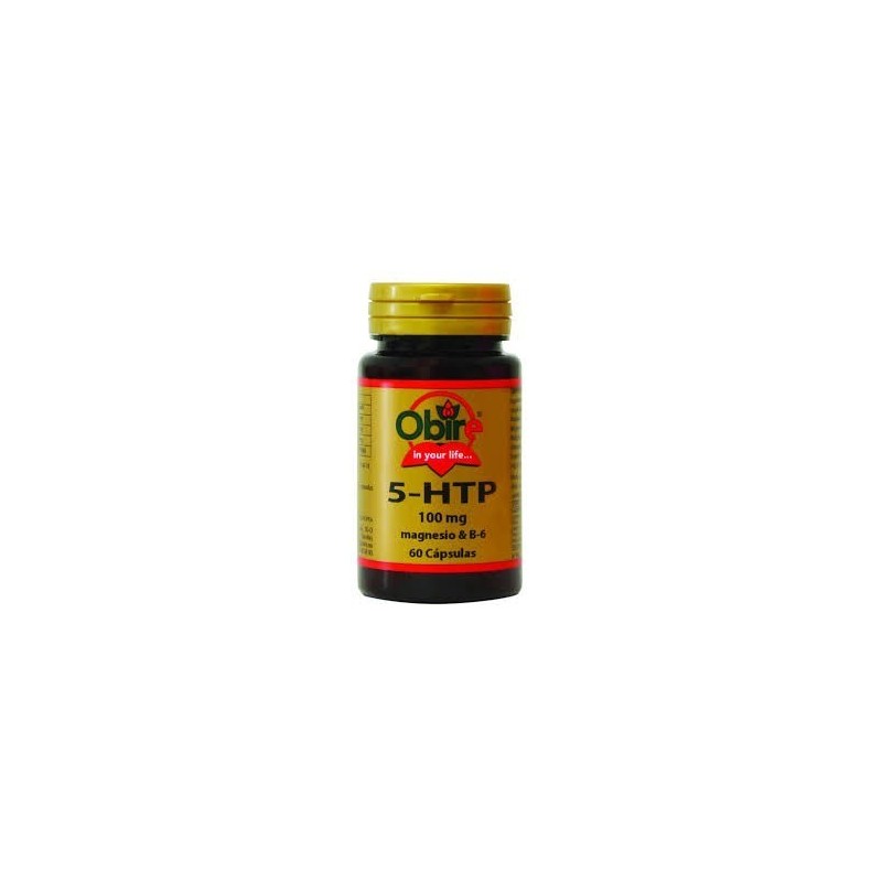 5  HTP  100 mg · 60 cápsulas · Obire