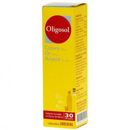 Oligosol · Cobre Oro Plata · 60ml