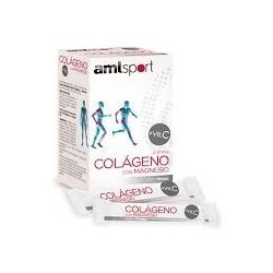 Amlsport - Colágeno con Magnesio - 20 stick fresa - Ana Maria LaJusticia