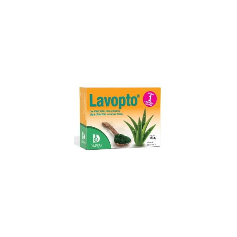 LAVOPTO · 30  CAPSULAS · DIMEFAR