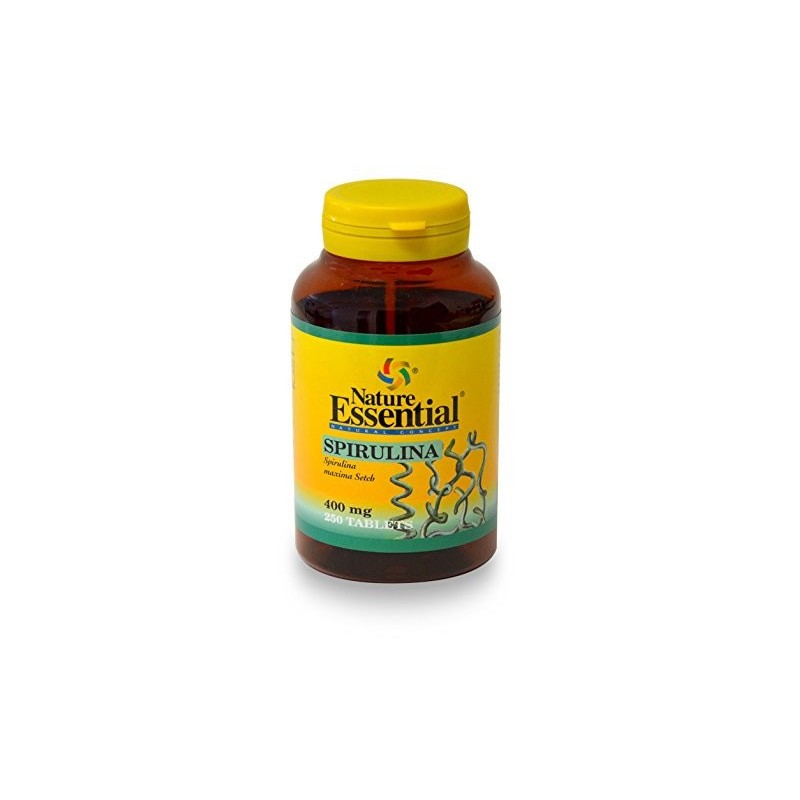 SPIRULINA 400MG-NATURE ESSENTIAL-250 TABLETAS
