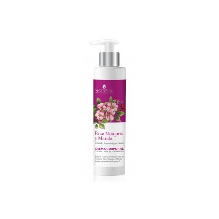 CREMA CORPORAL DE ROSA MOSQUETA Y MARULA · NATYSAL · 250 ML