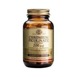 CROMO PICOLINATO 200mcg 90 CAPSULAS -SOLGAR