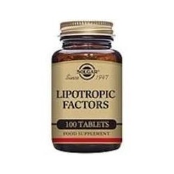 FACTORES LIPOTROPICOS 100 COMPRIMIDOS -SOLGAR