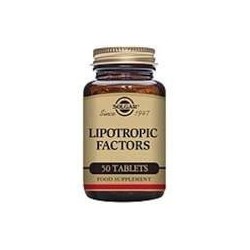 FACTORES LIPOTROPICOS 50 COMPRIMIDOS -SOLGAR