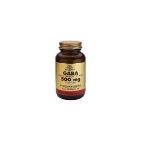 GABA 500 MG · 50 CAPSULAS · SOLGAR