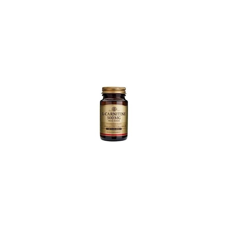 L-CARNITINA 500 MG · 30 COMPRIMIDOS · SOLGAR