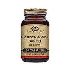 L-FENILALANINA 500 MG- 50 CAPSULAS -SOLGAR