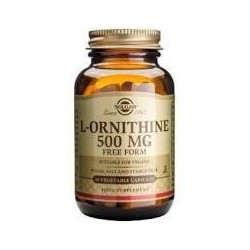 L-ORNITINA 500MG - 50 CAPSULAS -SOLGAR