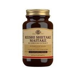 REISHI SHIITAKE MAITAKE 50 CAPSULAS -SOLGAR