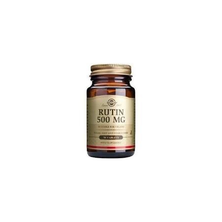 RUTIN 500MG · 50 COMPRIMIDOS · SOLGAR