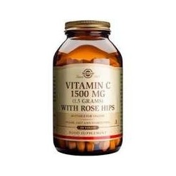 VITAMINA C 1500mg ROSE HIPS 180 COMPRIMIDOS -SOLGAR