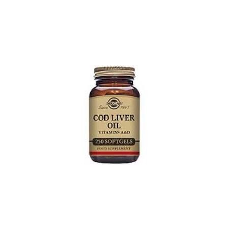 ACEITE HIGADO DE BACALAO · 250 CAPSULA BLANDA · SOLGAR