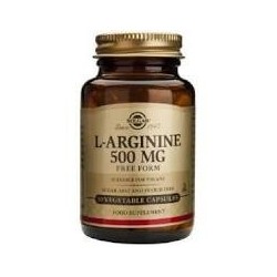 L-ARGININA 500mg. 50 VEGICAPS -SOLGAR