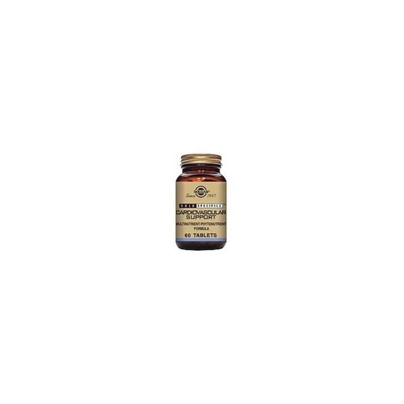 GS CARDIOVASCULAR SUPPORT · 60 COMPRIMIDOS · SOLGAR