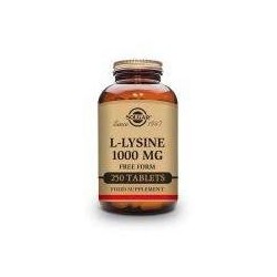 L-LISINA 1000mg. 250 COMPRIMIDOS -SOLGAR