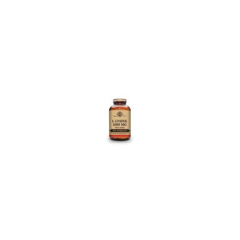 L-LISINA 1000mg. 250 COMPRIMIDOS -SOLGAR