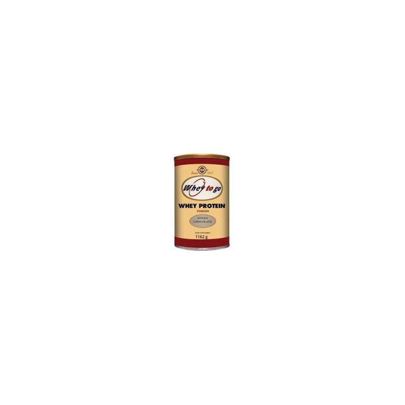 WHEY TO GO proteina en polvo CHOCOLATE 453 GR -SOLGAR