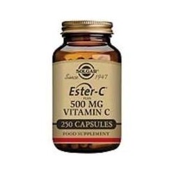 ESTER C PLUS 500mg. 250 VEGICAPS -SOLGAR