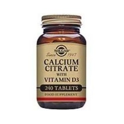 CITRATO DE CALCIO con vitamina D 240 COMPRIMIDOS -SOLGAR