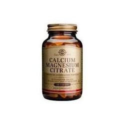 CALCIO MAGNESIO CITRATO · 100 COMPRIMIDOS · SOLGAR