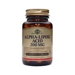 ACIDO ALFA LIPOICO 200 MG -50 VEGICAPS -SOLGAR