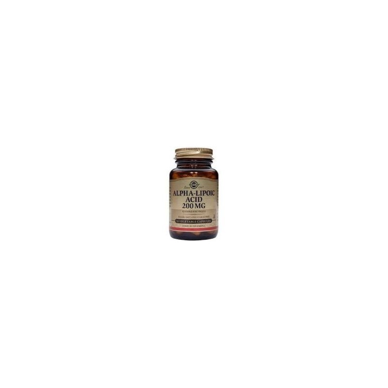 ACIDO ALFA LIPOICO 200 MG · 50 VEGICAPS · SOLGAR