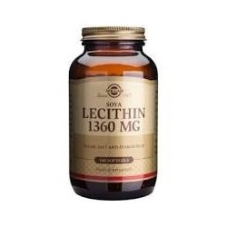 LECITINA DE SOJA 1360 MG - 250 PERLAS -SOLGAR