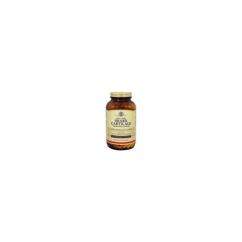 CARTILAGO TIBURON (100% puro) 750MG - 180 CAPSULAS -SOLGAR