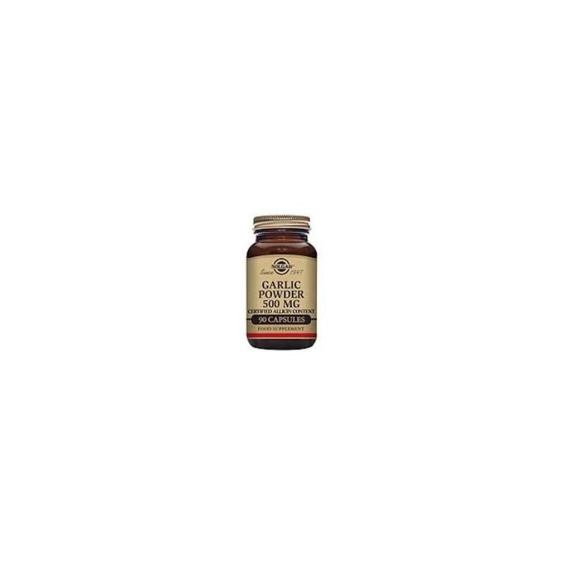 AJO EN POLVO 500MG · 90 VEGICAPS · SOLGAR