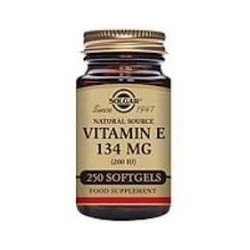 VITAMINA E 200UI (134mg) 250 CAPSULAS BLANDAS -SOLGAR
