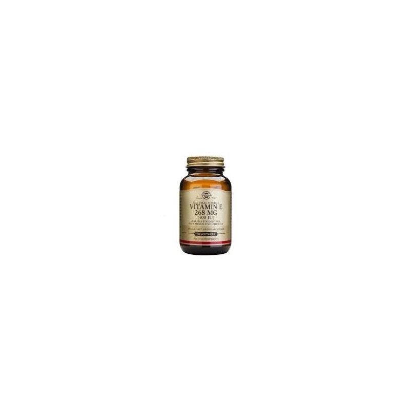 VITAMINA E 400IU (268mg) · 250 CAPSULAS BLANDAS  · SOLGAR
