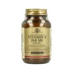 VITAMINA E SECA - 400UI · 50 VEGICAPS · SOLGAR