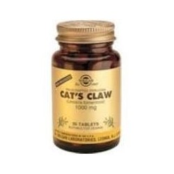 UÑA GATO CATS CLAW (uncaria tom) 1000MG · 90COMPRIMIDOS · SOLGAR