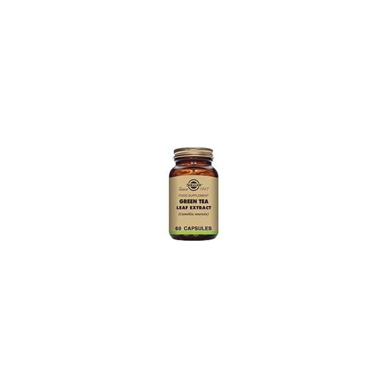 TE VERDE-hoja-(green tea) 60 VEGICAPS -SOLGAR