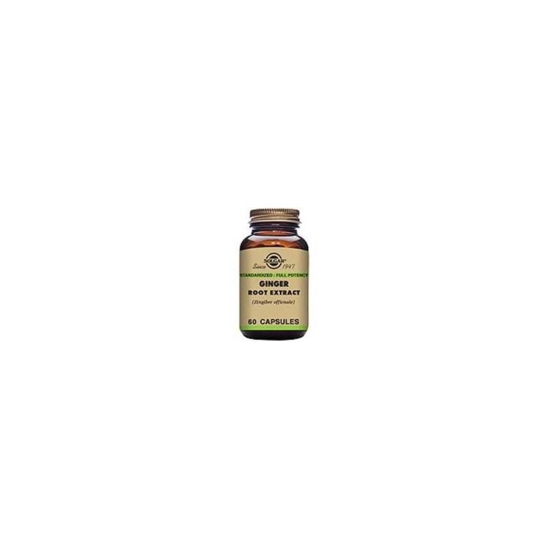 JENGIBREraiz (ginger-zingiber off.) · 60 VEGICAPS · SOLGAR