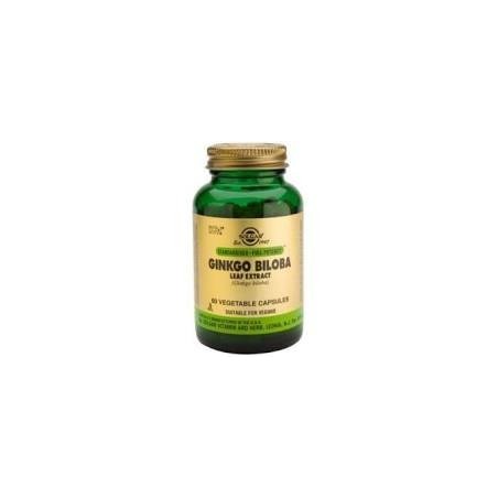 GINKGO BILOBA hoja · 60 VEGICAPS · SOLGAR