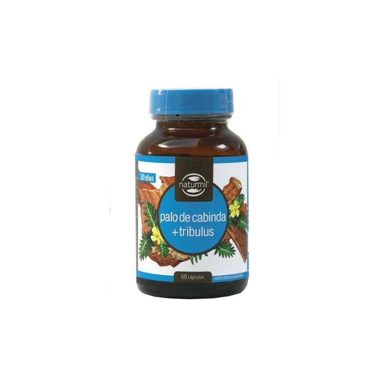 Palo de Cabinda + Tribulus - 720 mg - 60 cap - Naturmil