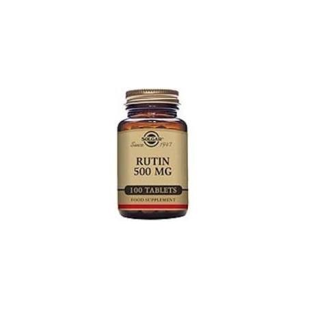 RUTIN 500 MG · 100 COMPRIMIDOS · SOLGAR