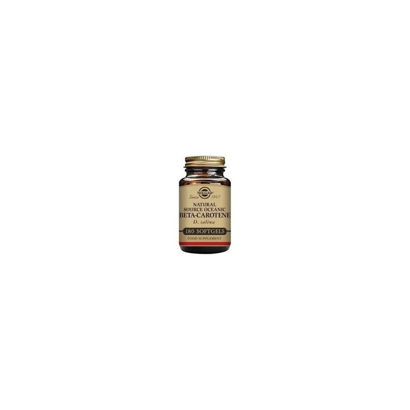 BETACAROTENO OCEANICO 7MG · 180 CAPSULAS · SOLGAR