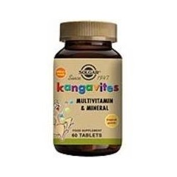 KANGAVITES MULTI frutas tropicales · 60 COMPRIMIDOS MASTICABLES · SOLGAR
