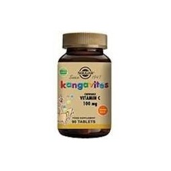 KANGAVITES VIT.C naranja infantil · 90 COMPRIMIDOS MASTICABLES · SOLGAR
