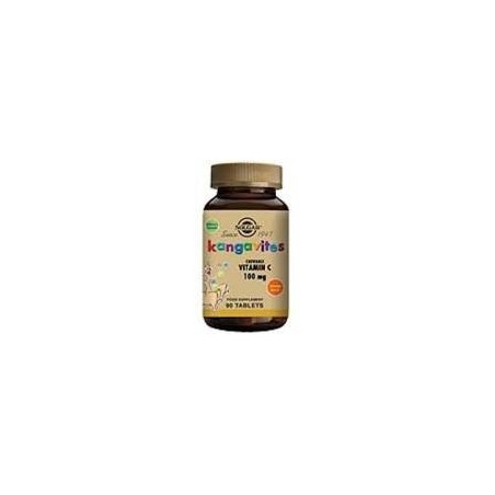 KANGAVITES VIT.C naranja infantil · 90 COMPRIMIDOS MASTICABLES · SOLGAR