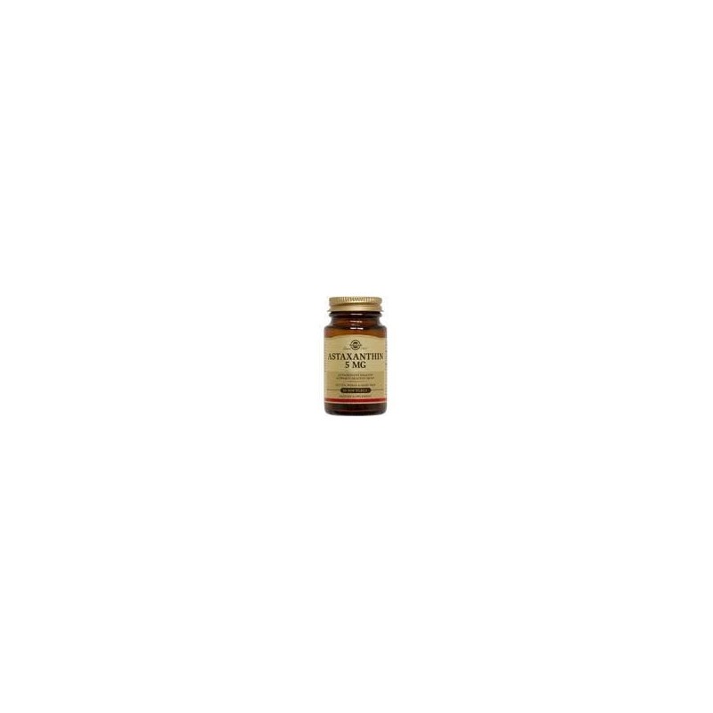 COMPLEJO DE ASTAXANTINA 5mg · 30CAPSULA GEL BLANDA · SOLGAR