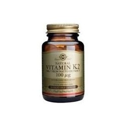 VITAMINA K2 100mcg.(menaquinona-7) 50 CAPSULAS VEGETALES -SOLGAR