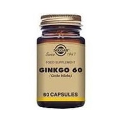 GINKGO 60 -60 CAPSULAS VEGETALES -SOLGAR